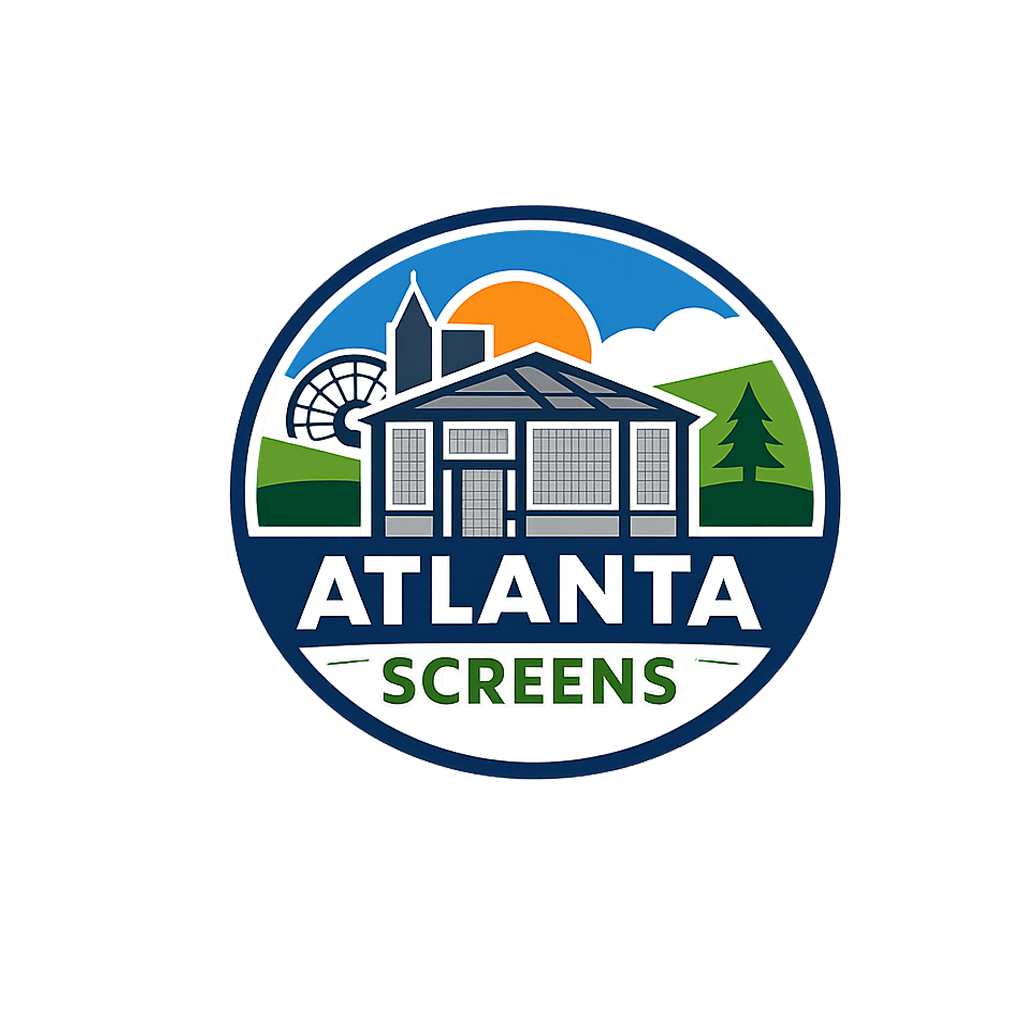 Atlanta Screens logo for pool screen enclosures in Atlanta, GA